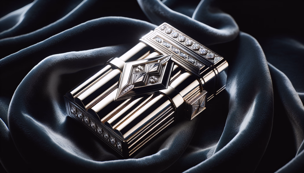 Платиновый держатель для сигар (Art Deco, 1920-е)