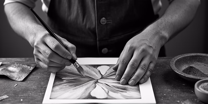 Серебро как сердце фотографии