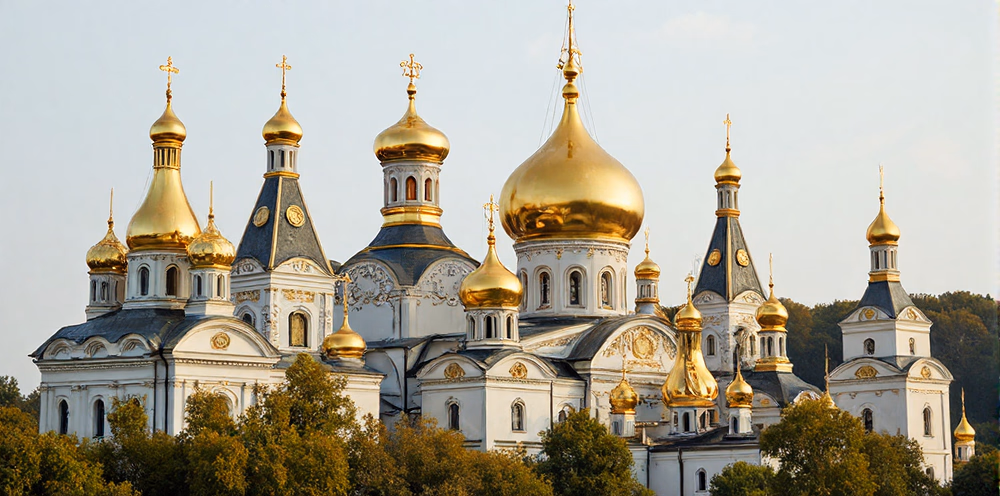 Золото в православном искусстве - купола церквей, кресты и оклады икон