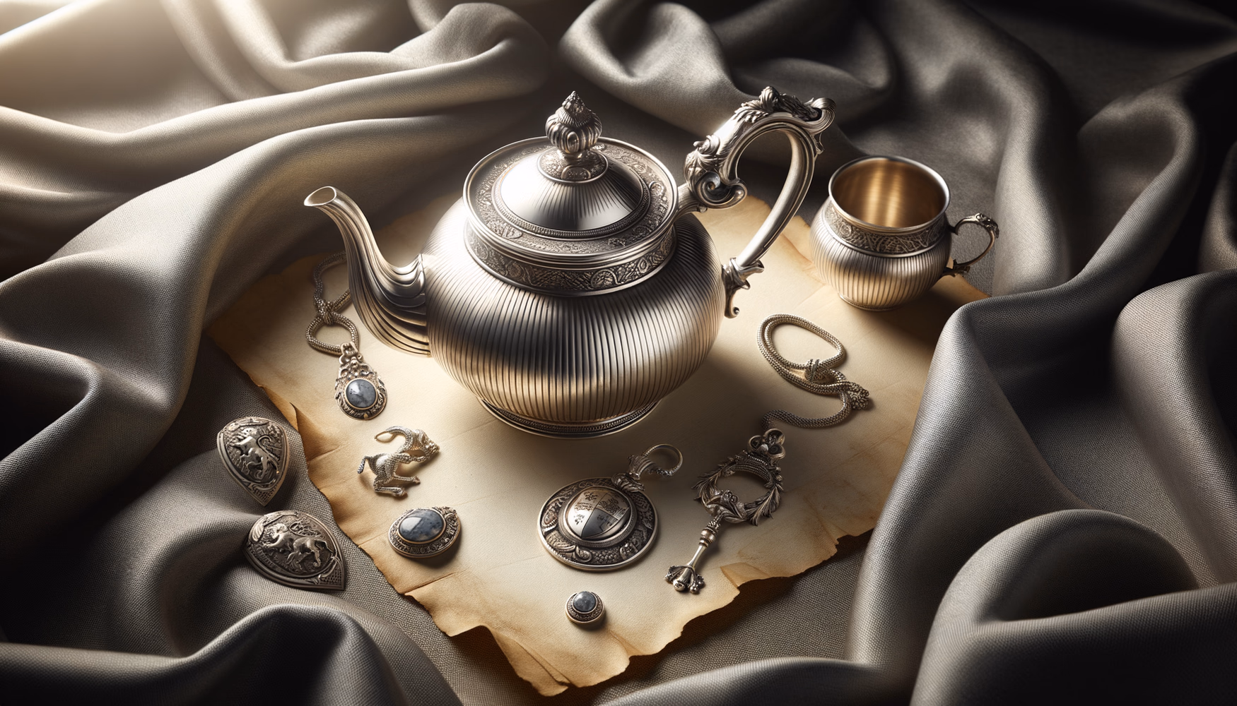 Использование антиоксидантных тканевых вкладышей для хранения серебра